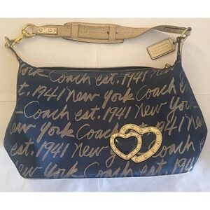 Genuine Limited Edition Coach Poppy New York Hobo/Shoulder Bag! Read Description